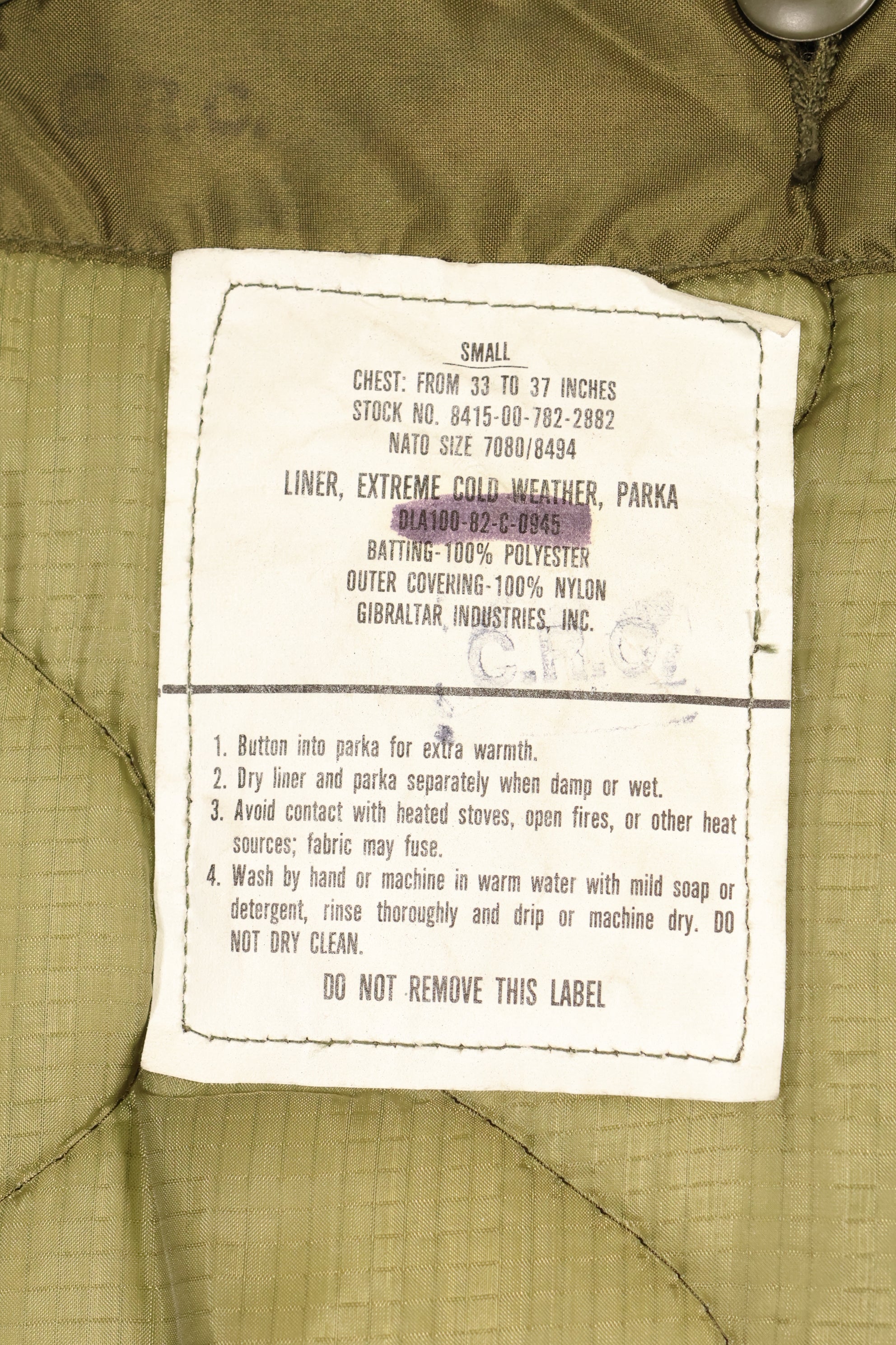 Multiple age lot SMALL M65 field parka fishtail parka, used in good condition, C