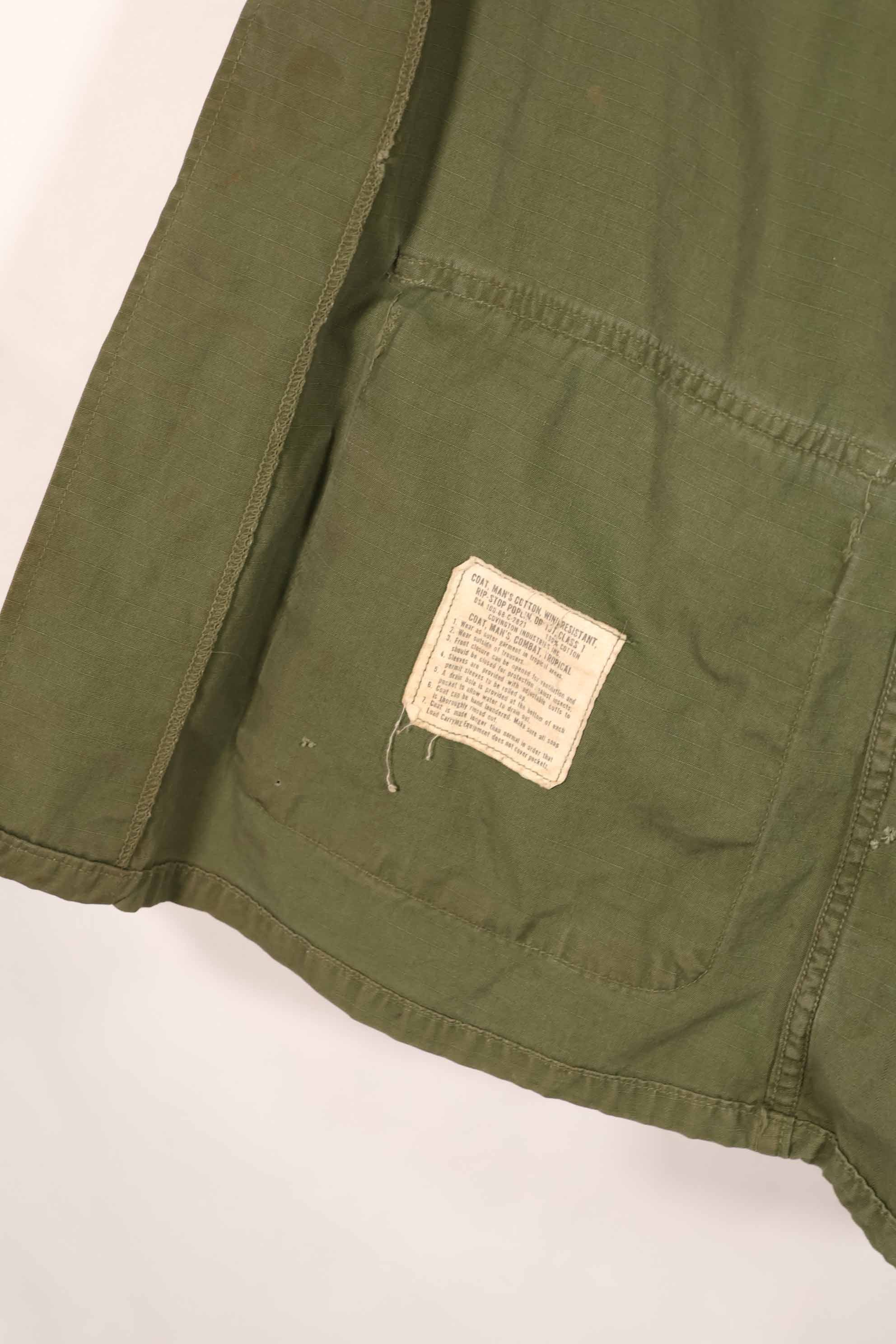 Real 1968 4th Model Jungle Fatigue Jacket S-R Used