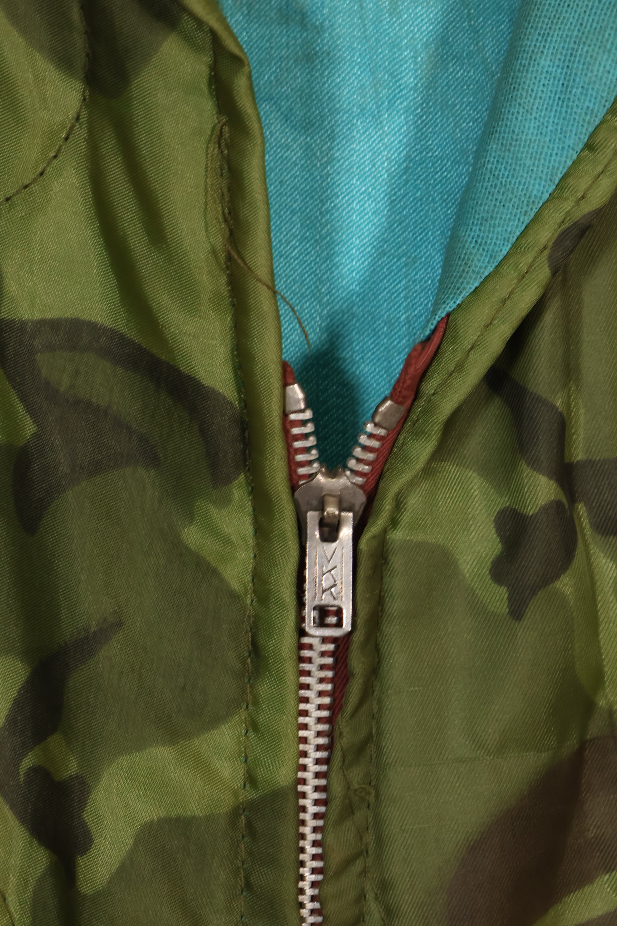 1970-71 large size Vietnam War camouflage poncho tour jacket DA NANG used