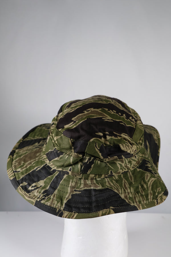 Real Okinawa Tiger Tiger Stripe CISO Cut Boonie Hat Almost unused