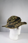 Real Okinawa Tiger Pattern Tiger Stripe Boonie Hat, large size, used.