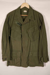 Real 1970 4th Model Jungle Fatigue Jacket M-S with patch marks, used.