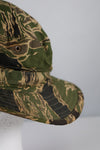 Real Okinawa Tiger Pattern Tiger Stripe Boonie Hat, large size, used.