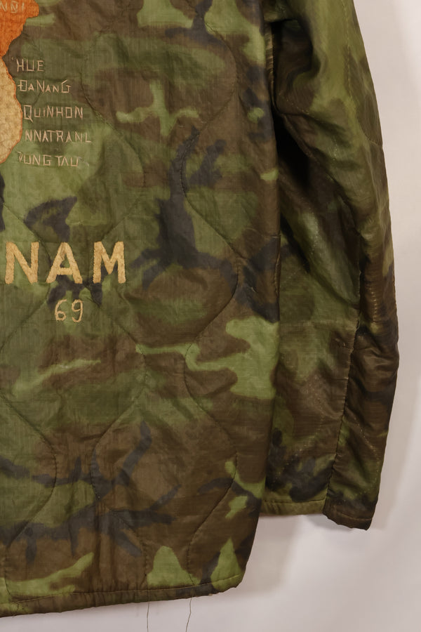 1968-69 large size Vietnam War tour jacket Viet Jean DA NANG used