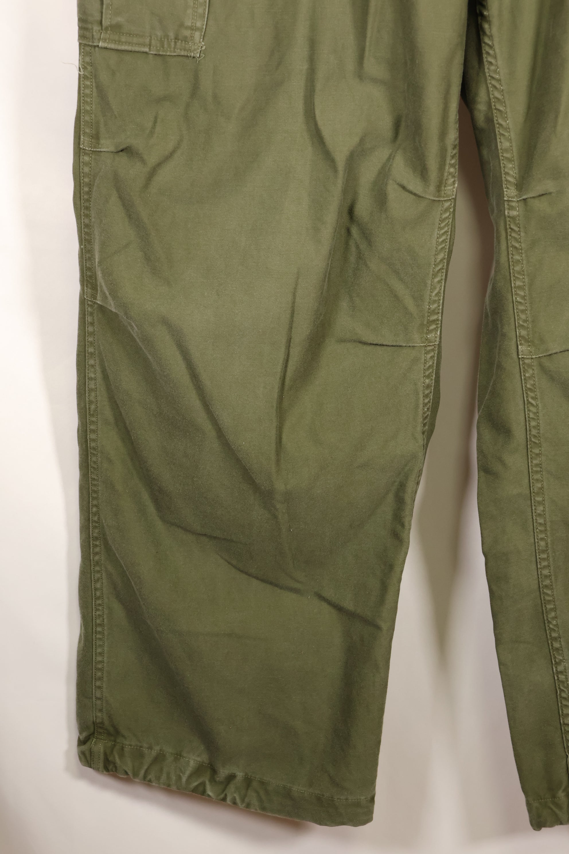 1951 contract M-R M51 cotton field pants, faded, used.