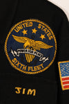 1987 large size US Navy USS SPIEGEL GROVE tour jacket.
