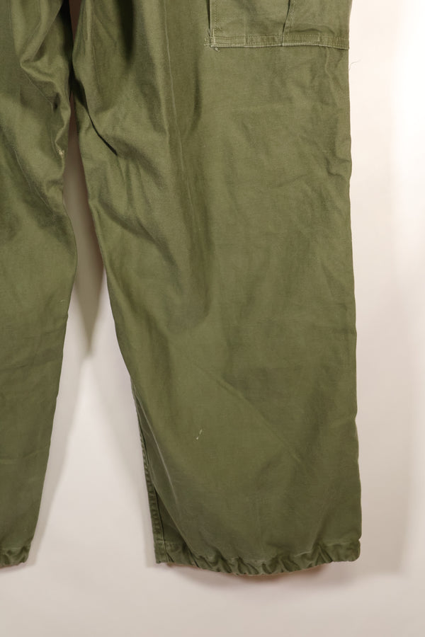 1951 contract M-R M51 cotton field pants, faded, used.