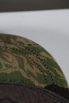 Real Okinawa Tiger Tiger Stripe CIDG Patrol Cap Long Neck Flap Used