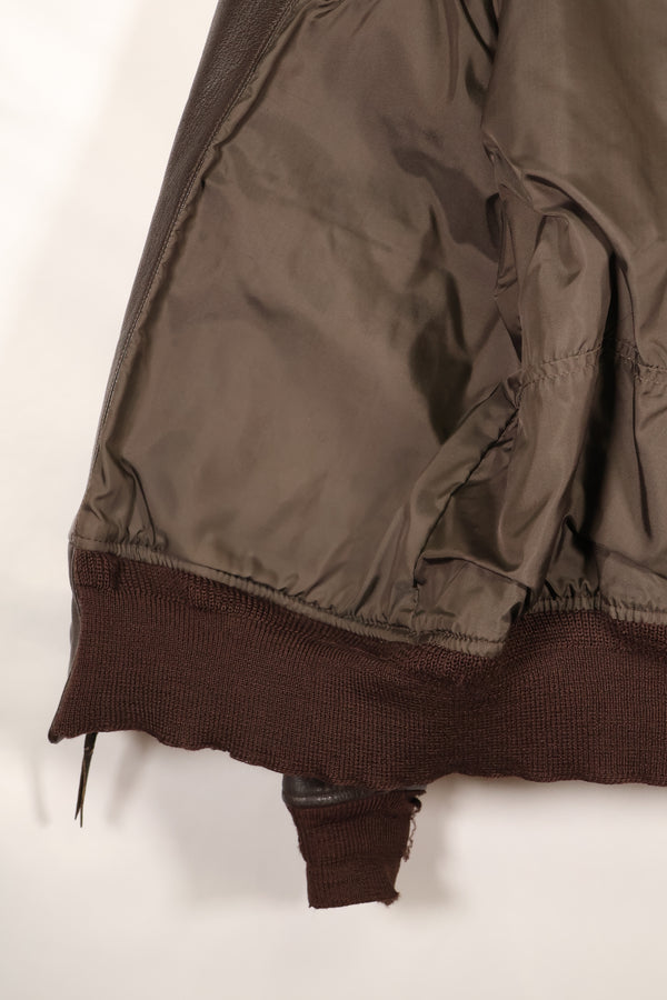 1960年代ロット　サイズ42　アメリカ海軍　G-1　フライトジャケット　Submarine Squadron Sixteen パッチ付き　中古品