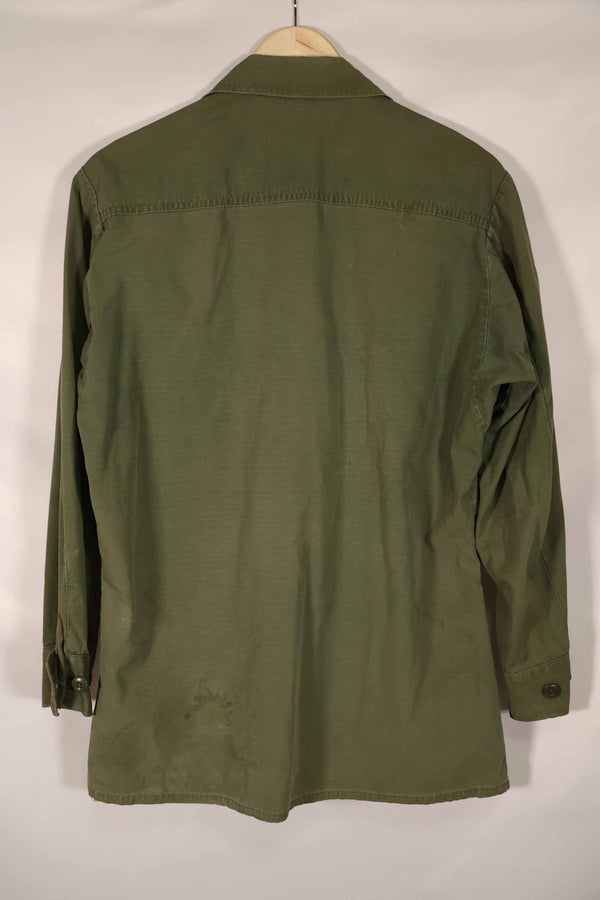 Real 1968 4th Model Jungle Fatigue Jacket, no size tag, used.