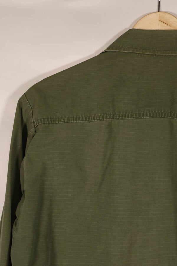 Real 1968 4th Model Jungle Fatigue Jacket, no size tag, used.