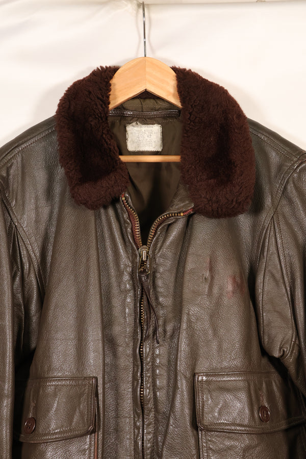 1970年代ロット　サイズ42　アメリカ海軍　G-1　フライトジャケット　中古品