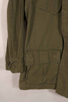 Real 1970 4th Model Jungle Fatigue Jacket M-R Sleeve stains, used.