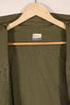 Real 1970 4th Model Jungle Fatigue Jacket M-R Sleeve stains, used.