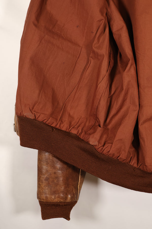 1940s size 42 USAAF A-2 flight jacket Rough Wear Clothing Co. used