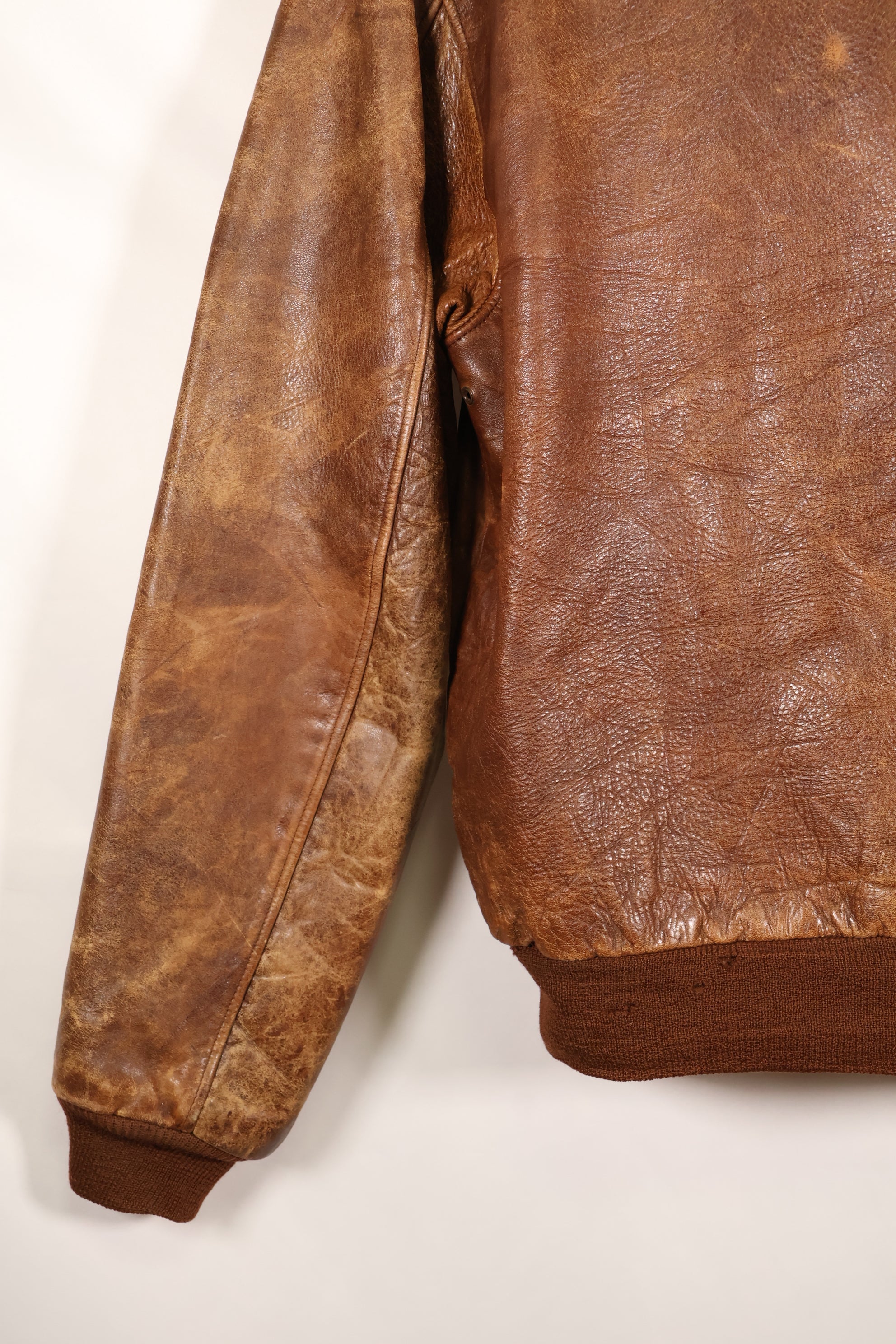 1940s size 42 USAAF A-2 flight jacket Rough Wear Clothing Co. used