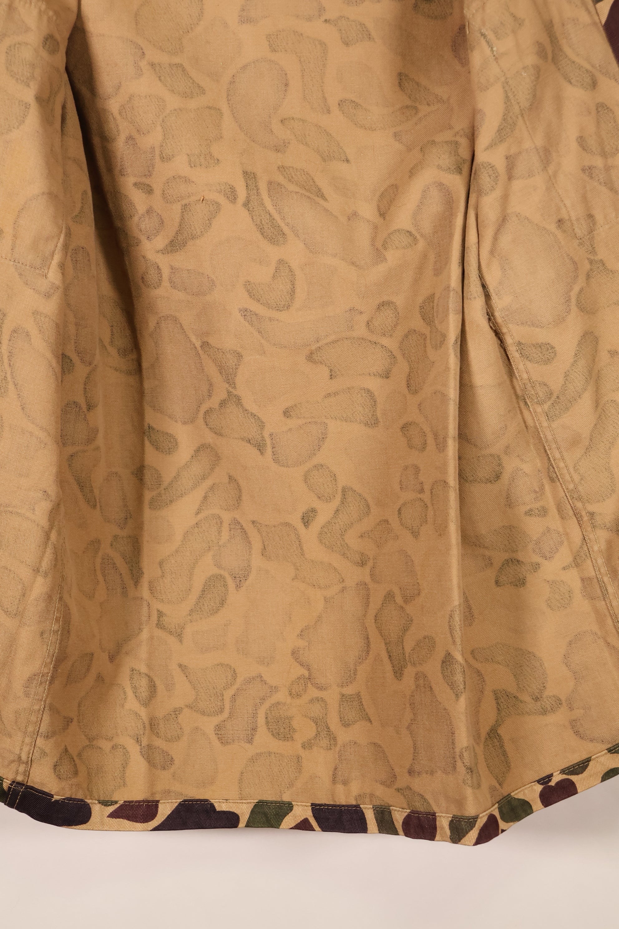 Early 1960s, Grade A-M, CIDG, Beogam Camouflage, Aisan Cut, Shirt, Locally Made, Frog Skin Camouflage, Used
