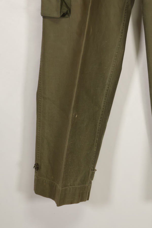 Real U.S. Army M45 pants with additional pocket modification, used.