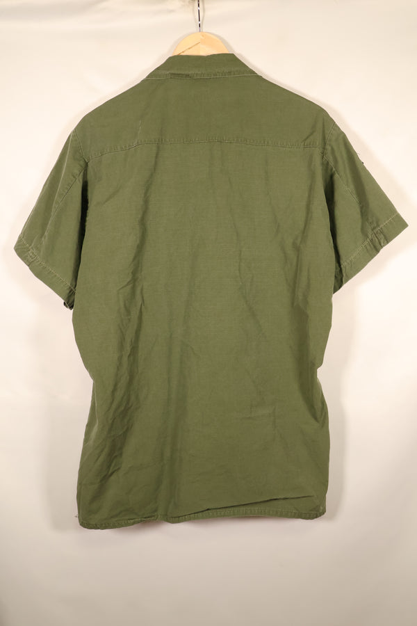 1968 Contract, M-R, 4th Model Jungle Fatigue Jacket, USN, Short-Sleeve Custom, Used