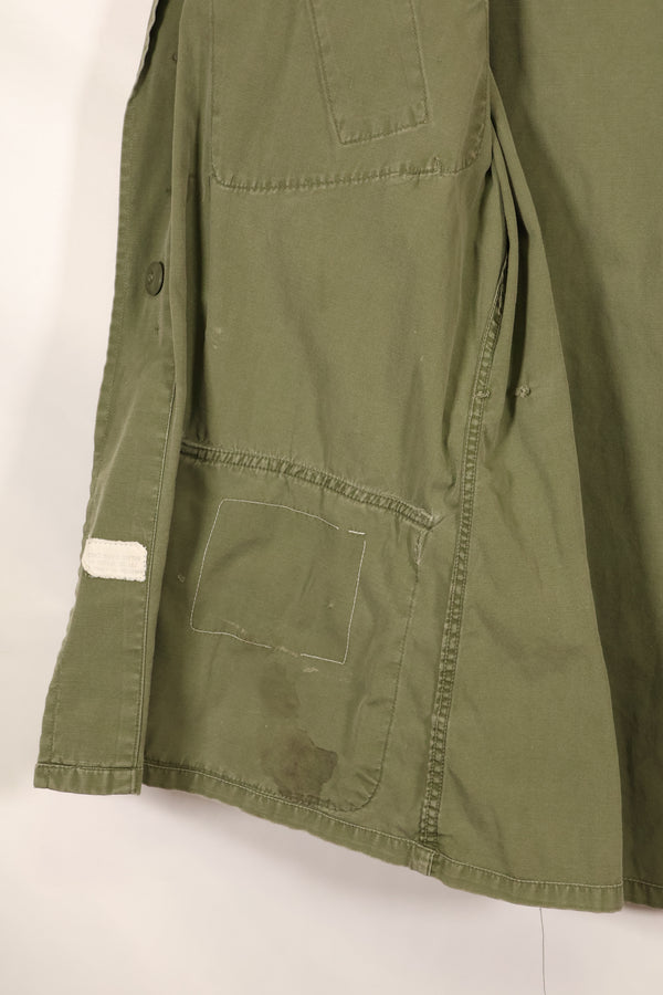 Circa 1965 M-S FEC Contract Made in Japan 2nd Model Jungle Fatigue Jacket Short Sleeve Custom Used