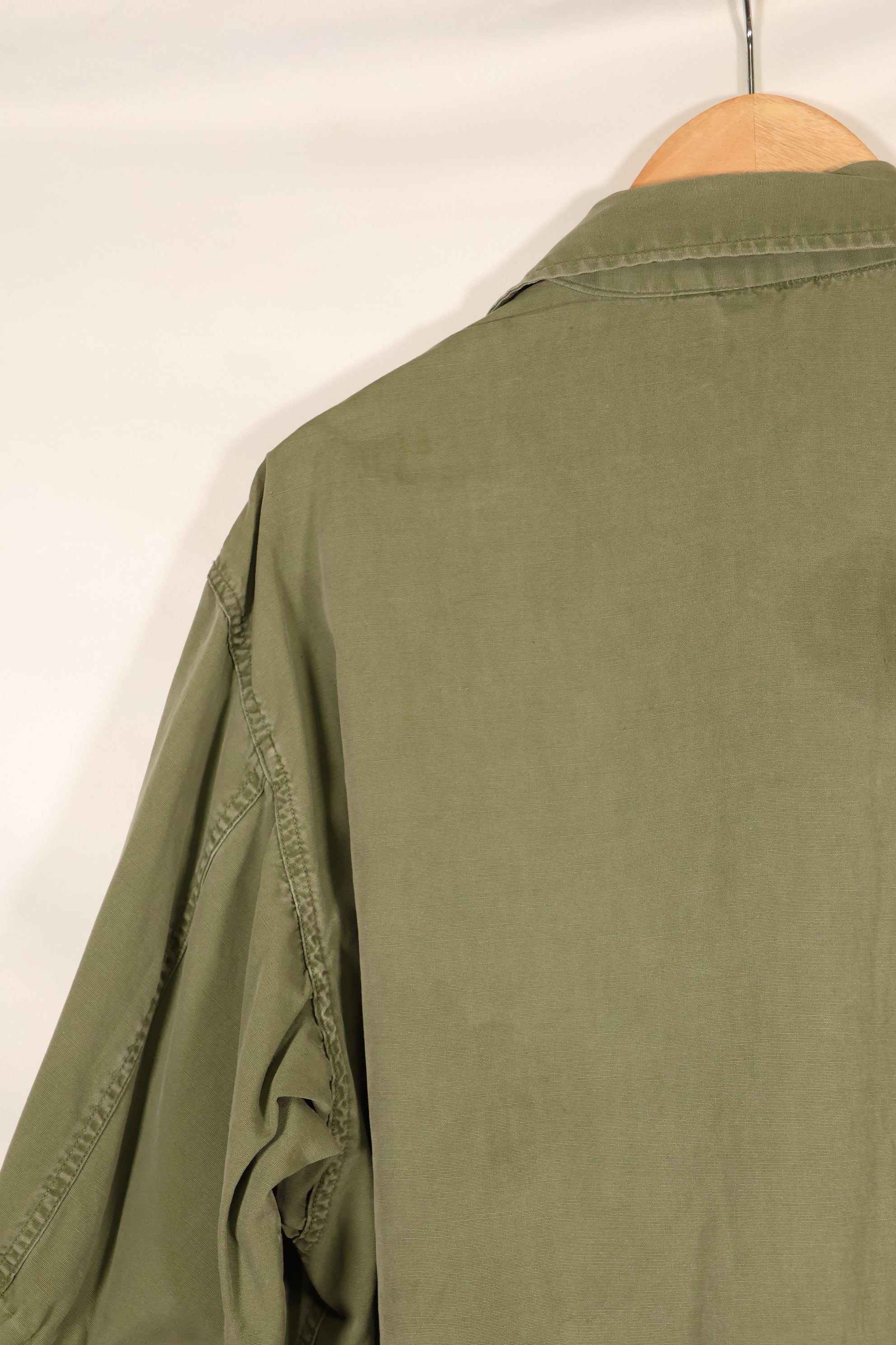 Circa 1965 M-S FEC Contract Made in Japan 2nd Model Jungle Fatigue Jacket Short Sleeve Custom Used