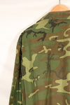 1966-67 Contract M-R ERDL Early Print Jungle Fatigue Jacket Used