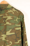 1966-67 Contract M-R ERDL Early Print Jungle Fatigue Jacket Used