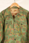 1960's Privately Sourced U.S. Marine Corps Frogskin Poncho Shirt and Pants Set Made in South Vietnam
