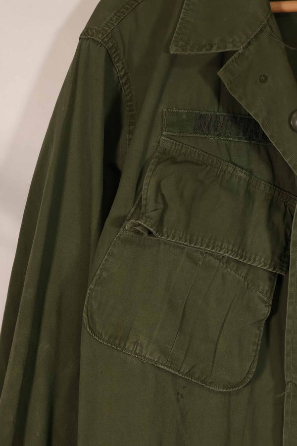 Real 3rd Model Jungle Fatigue Jacket manufactured circa 1966-67 2nd Model eclectic S-L used