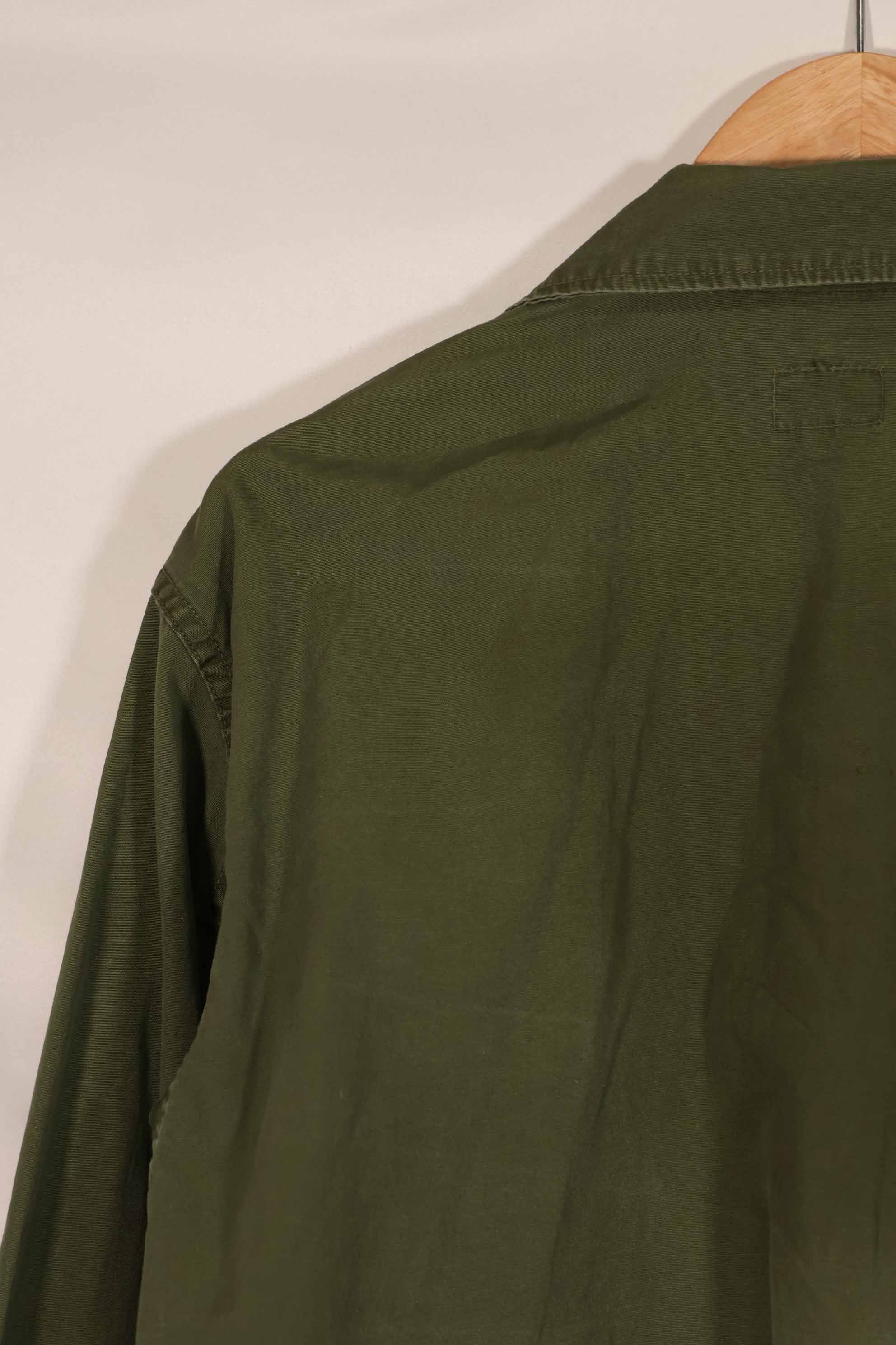 Real 3rd Model Jungle Fatigue Jacket manufactured circa 1966-67 2nd Model eclectic S-L used