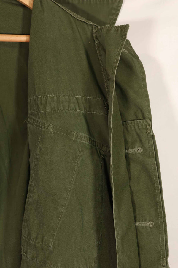 Real 3rd Model Jungle Fatigue Jacket manufactured circa 1966-67 2nd Model eclectic S-L used