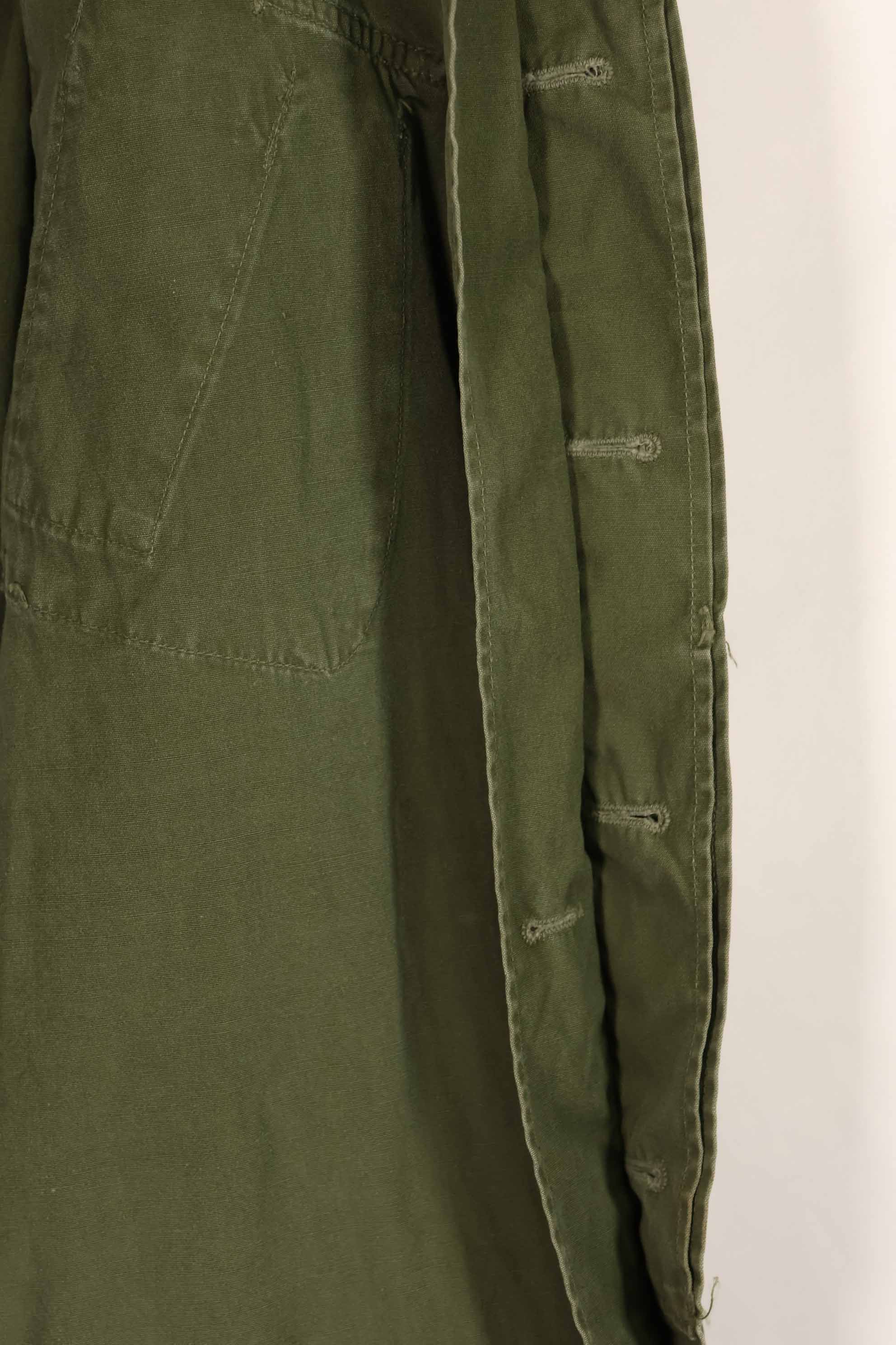 Real 3rd Model Jungle Fatigue Jacket manufactured circa 1966-67 2nd Model eclectic S-L used