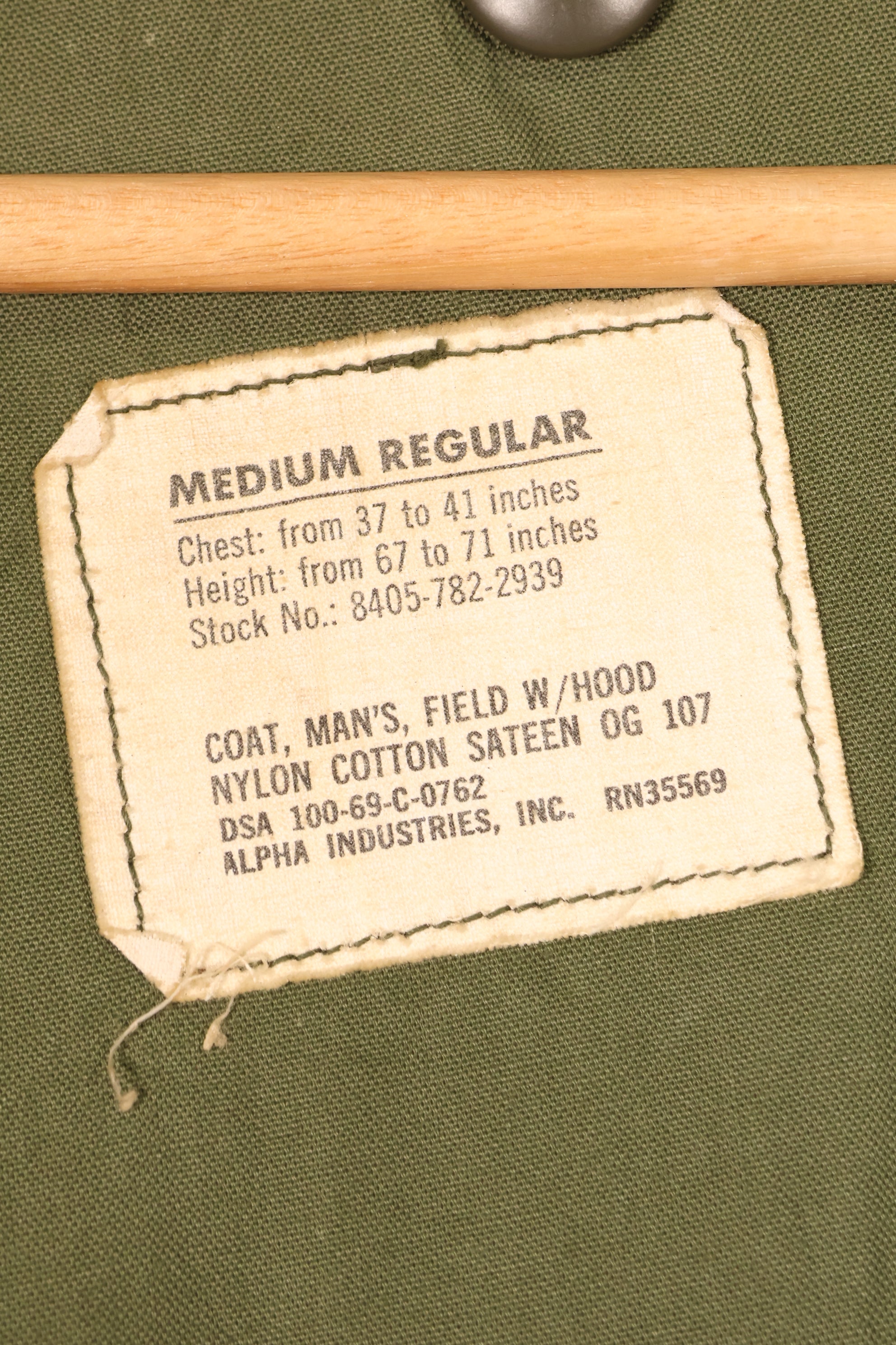 1969 Contract M-R 2nd Model M65 Field Jacket—Used