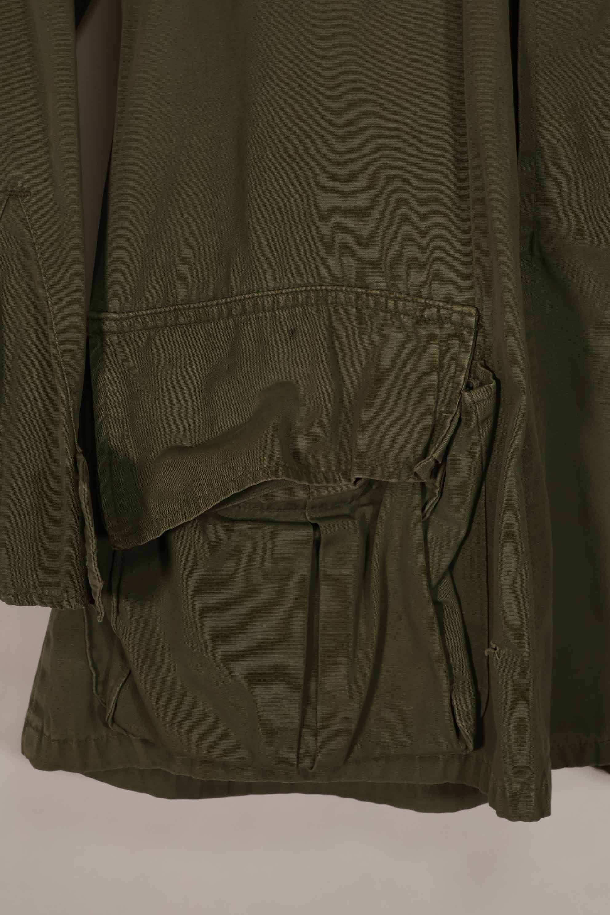 Real 1967 3rd Model Jungle Fatigue Jacket M-R with patch on back, used.