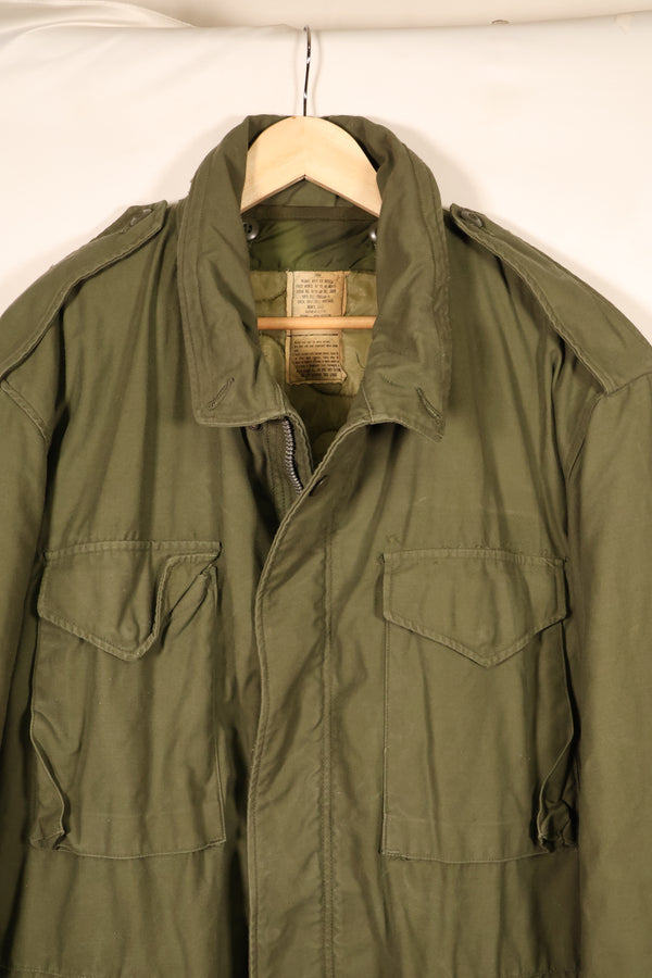 1969 Contract X-L-R M65 Field Jacket, 2nd Model; 1981 Contract, with Liner; Used
