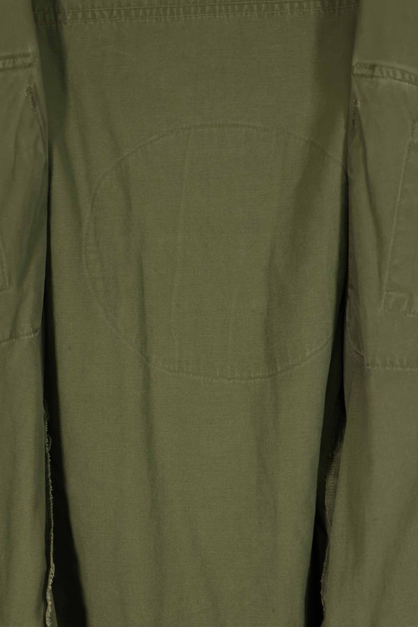 Real 1967 3rd Model Jungle Fatigue Jacket M-R with patch on back, used.