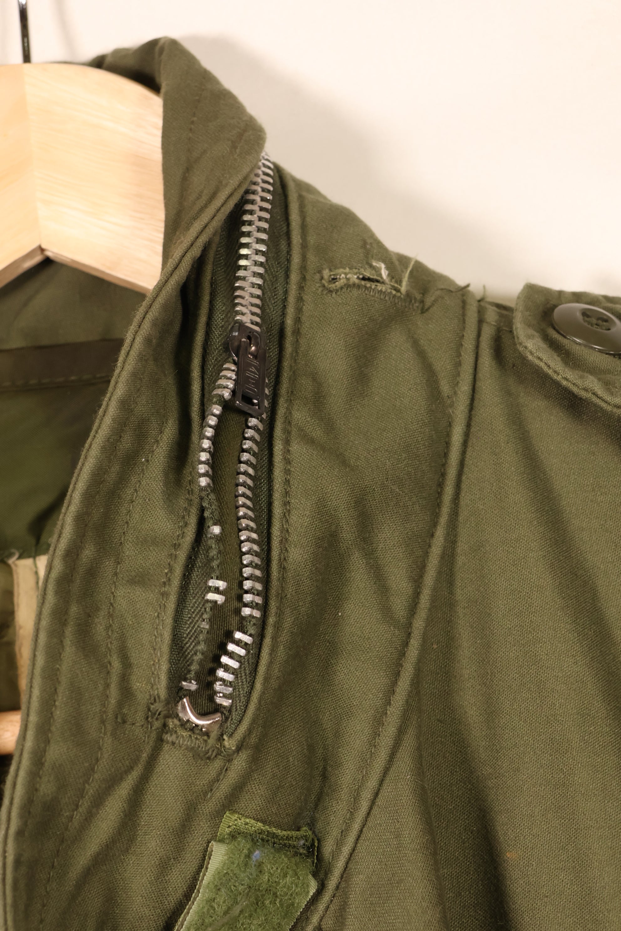 1969 Contract X-L-R M65 Field Jacket, 2nd Model; 1981 Contract, with Liner; Used