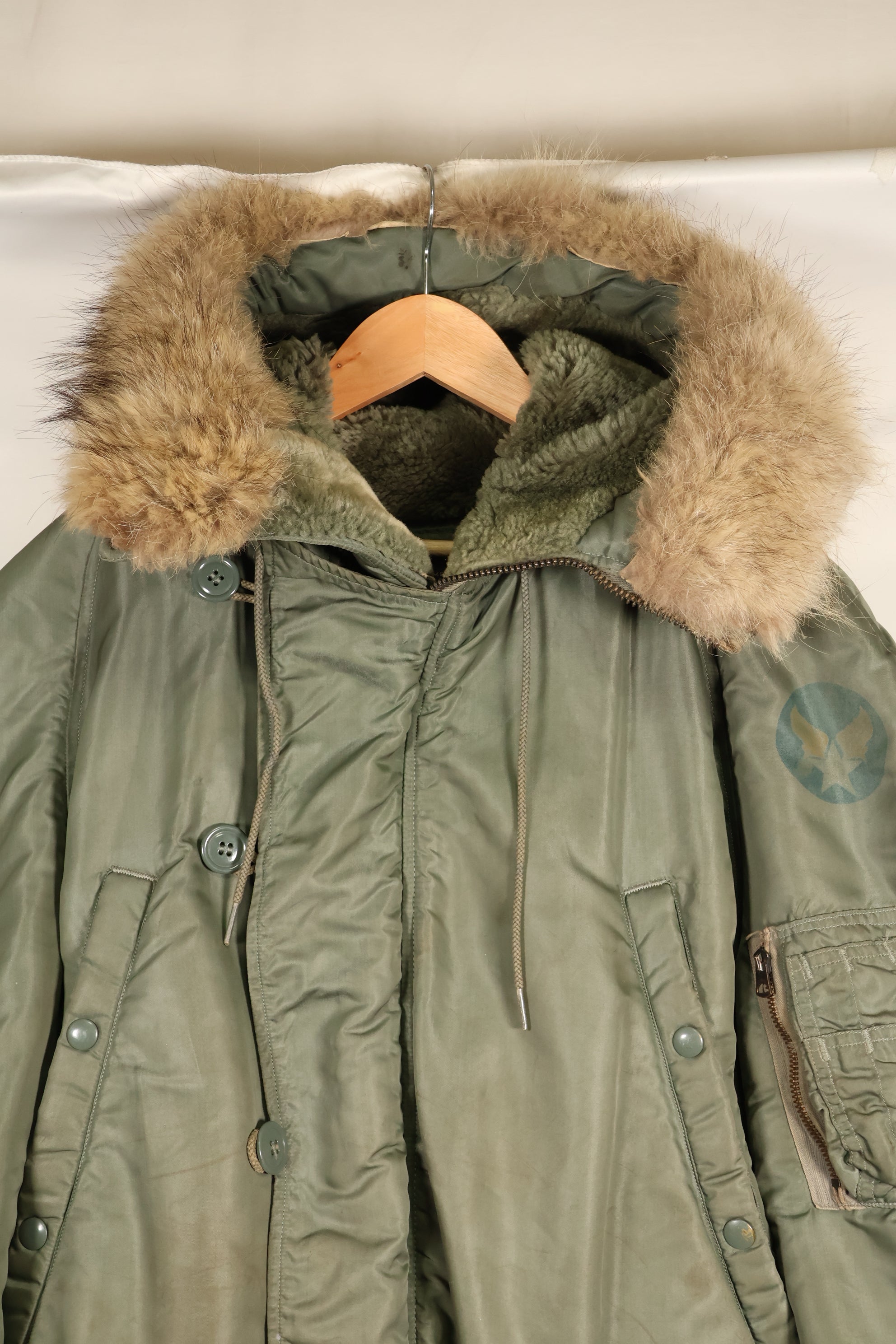 Late 1950s-early 1960s MEDIUM USAF USAF N3-B Flight Jacket Used