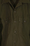 Real 1973 U.S. Army OG-107 Utility Shirt 16 1/2 x 36 Used E