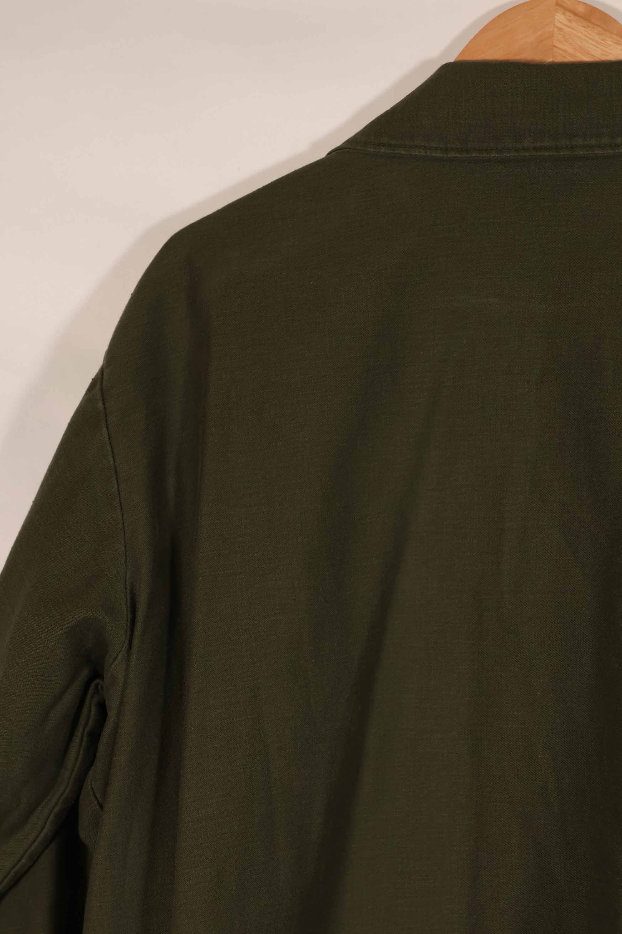 Real 1973 U.S. Army OG-107 Utility Shirt 16 1/2 x 36 Used E