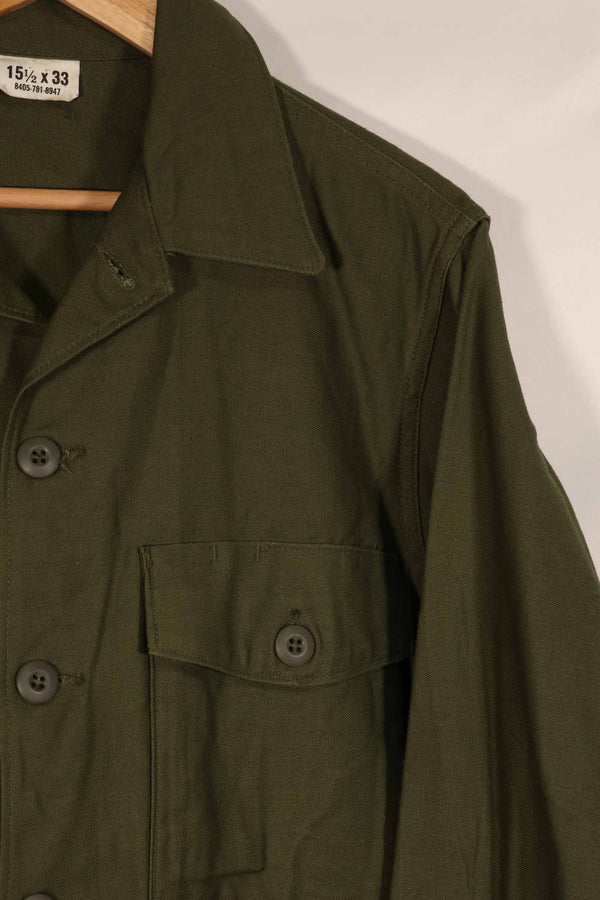 Real 1967 U.S. Army OG-107 utility shirt, almost unused D