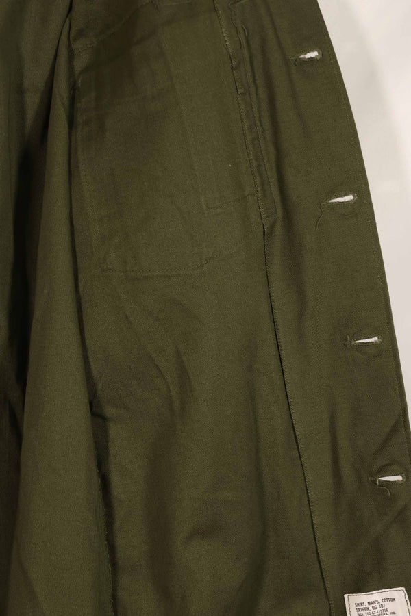 Real 1967 U.S. Army OG-107 utility shirt, almost unused D