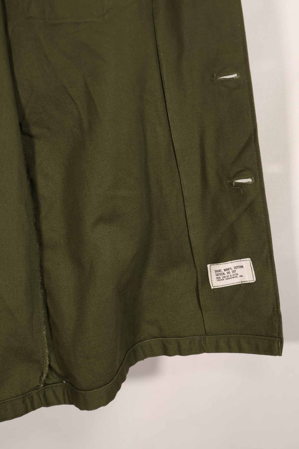 Real 1967 U.S. Army OG-107 utility shirt, almost unused D