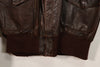 Replica U.S. Army Air Force USAAF A-2 Leather Jacket with Paint & Patches Used