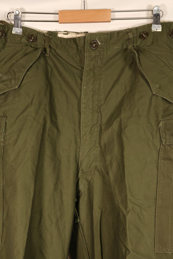 1952 Contract, M-L, U.S. Military, M-1951 Field Pants, M51 Pants, Used