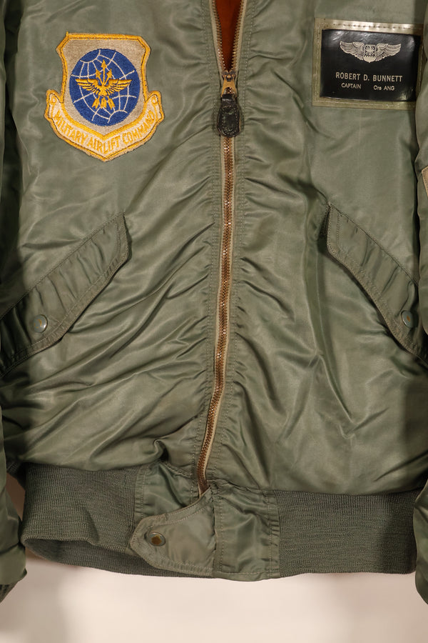 1960 Contract, MEDIUM, U.S. Air Force (USAF), L-2B Flight Jacket, Original Patches, Used