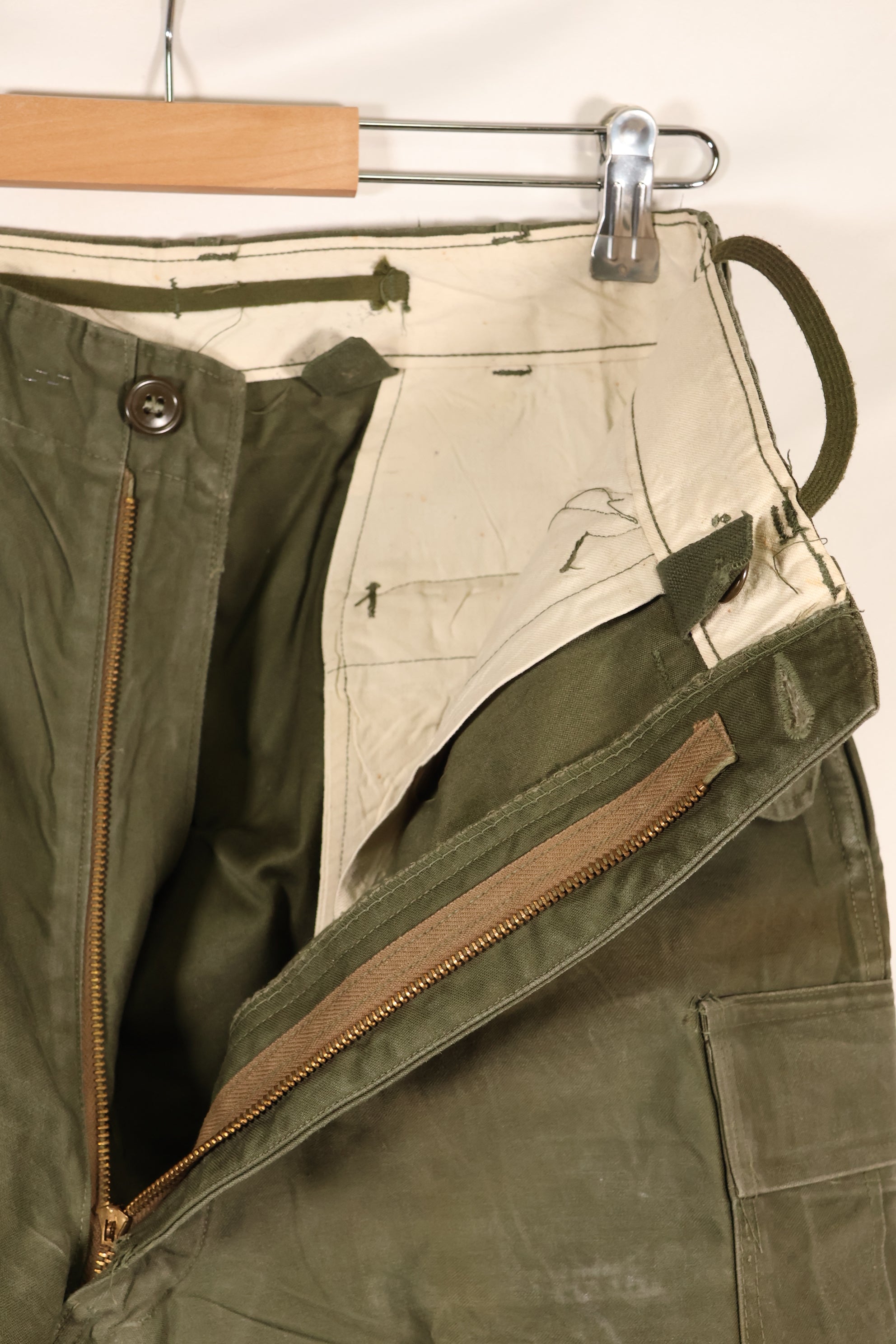 1950s S-R M51 cotton field pants, used.