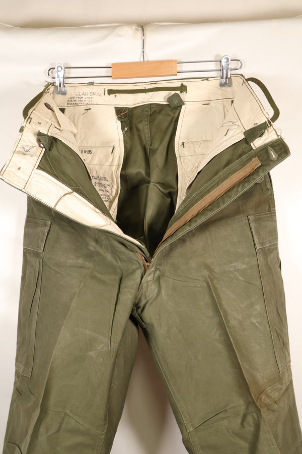 1950s S-R M51 cotton field pants, used.