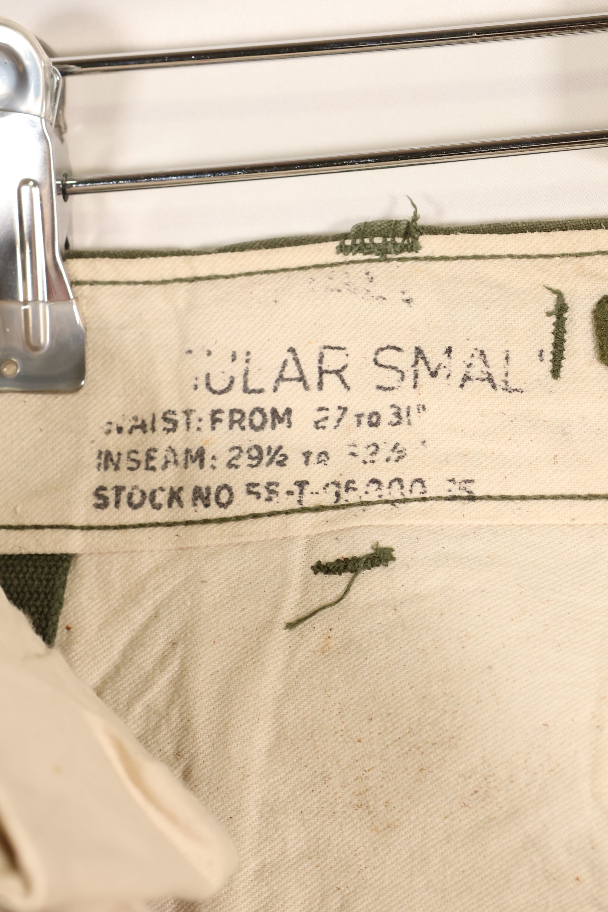 1950s S-R M51 cotton field pants, used.