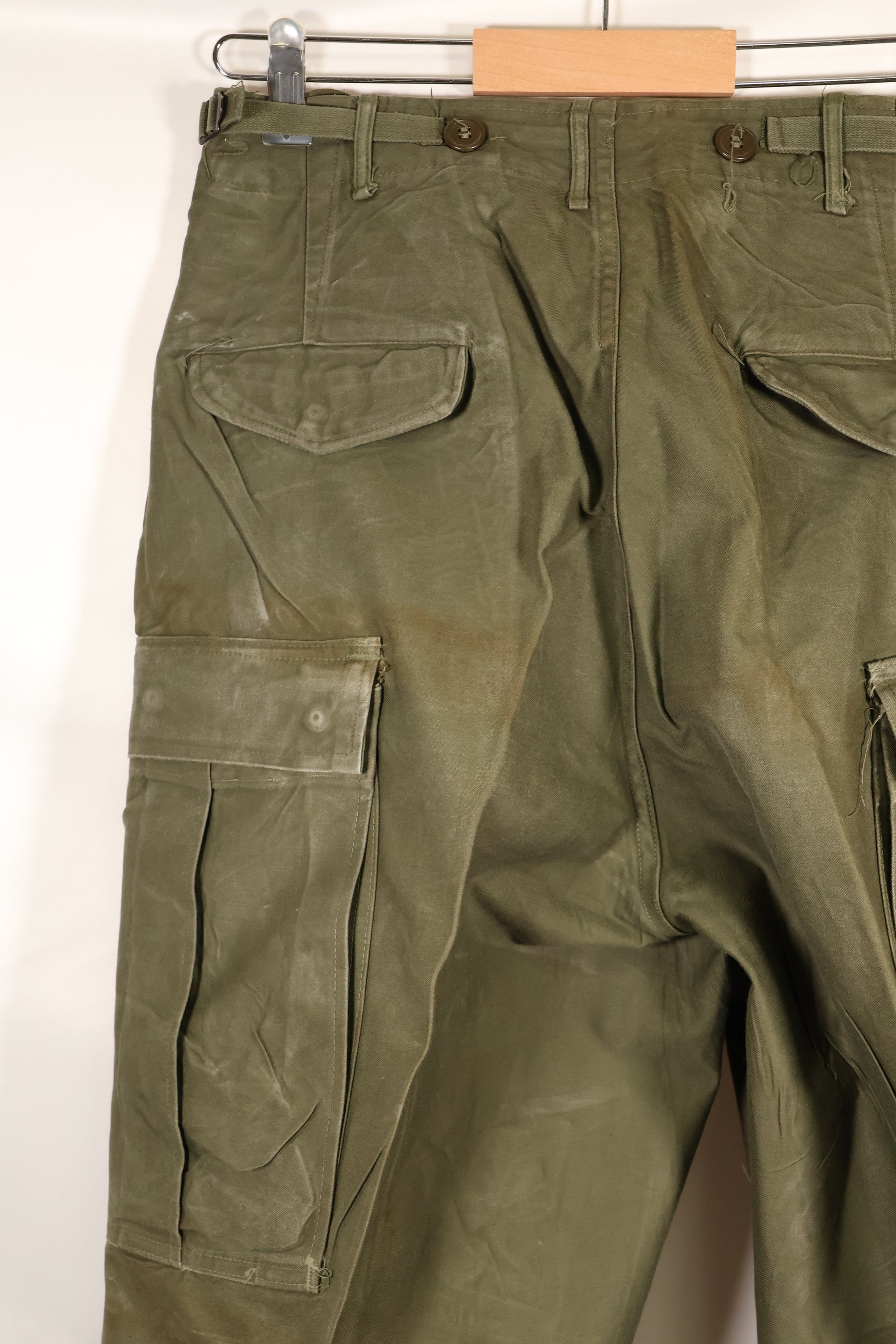 1950s S-R M51 cotton field pants, used.